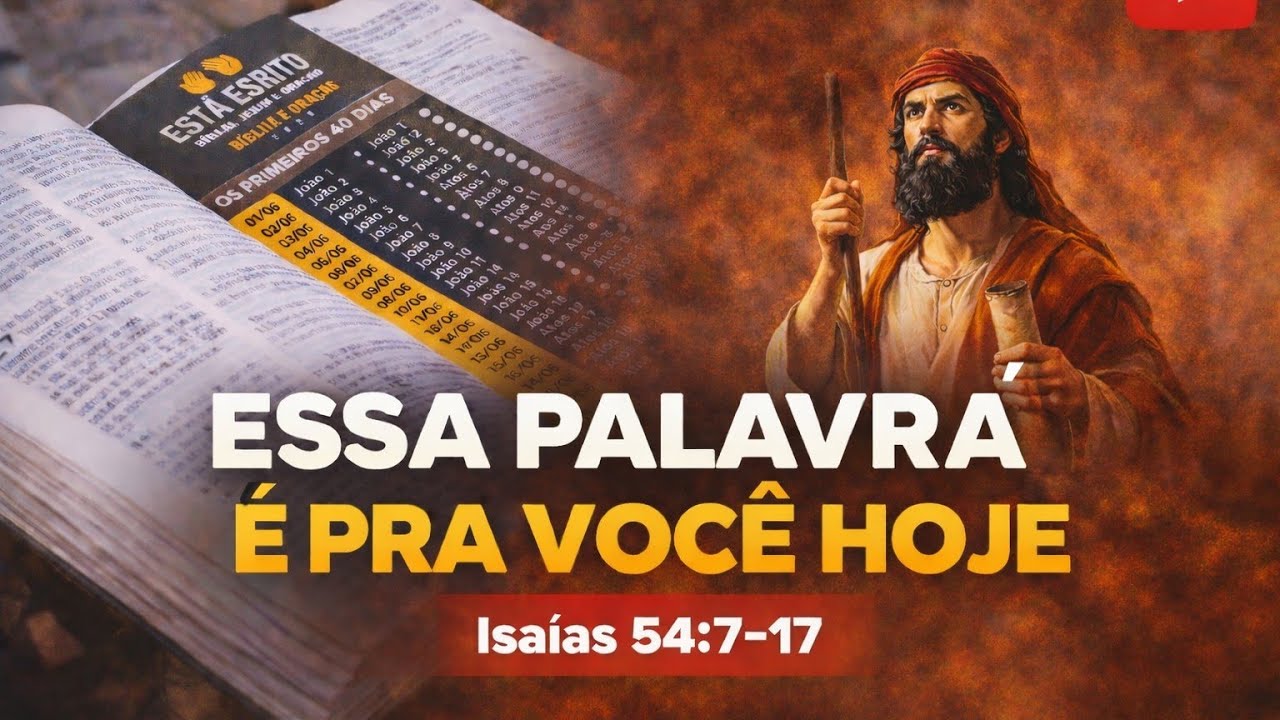 ESSA PALAVRA É PRA VOCÊ HOJE | #obreirosemfoco2026 #livrodeisaias54