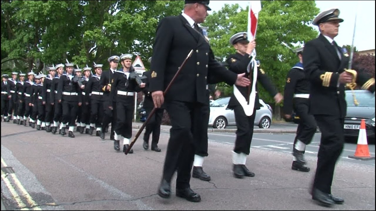 HMS Collingwood  (Freedom March through Fareham) 2011
