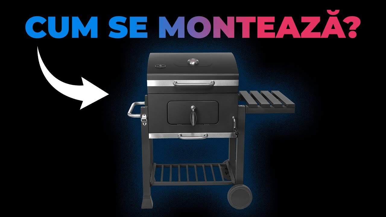 Cum se montează Grătarul pe Cărbuni Mr. Grill L – Ghid Pas cu Pas