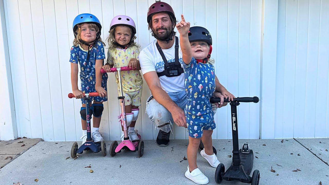 Dad Coaches 1-Year-Old to Jump a Skate Ramp