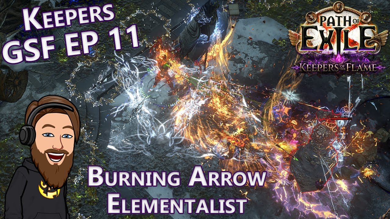 Улучшение и оптимизация — уровень 89–93, элементальный элемент Burning Arrow — Keepers GSF EP 11