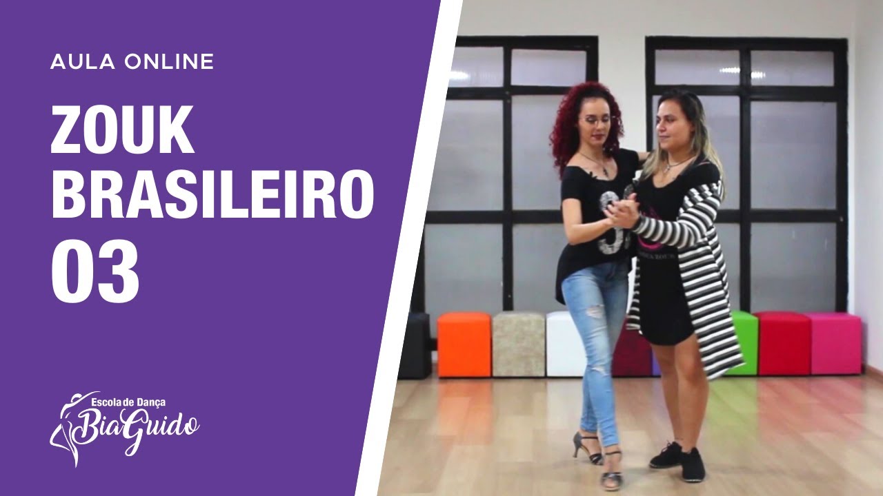 Zouk Brasileiro Aula 03 - Viradinha com Bia Guido e Mari Loiola INICIANTE