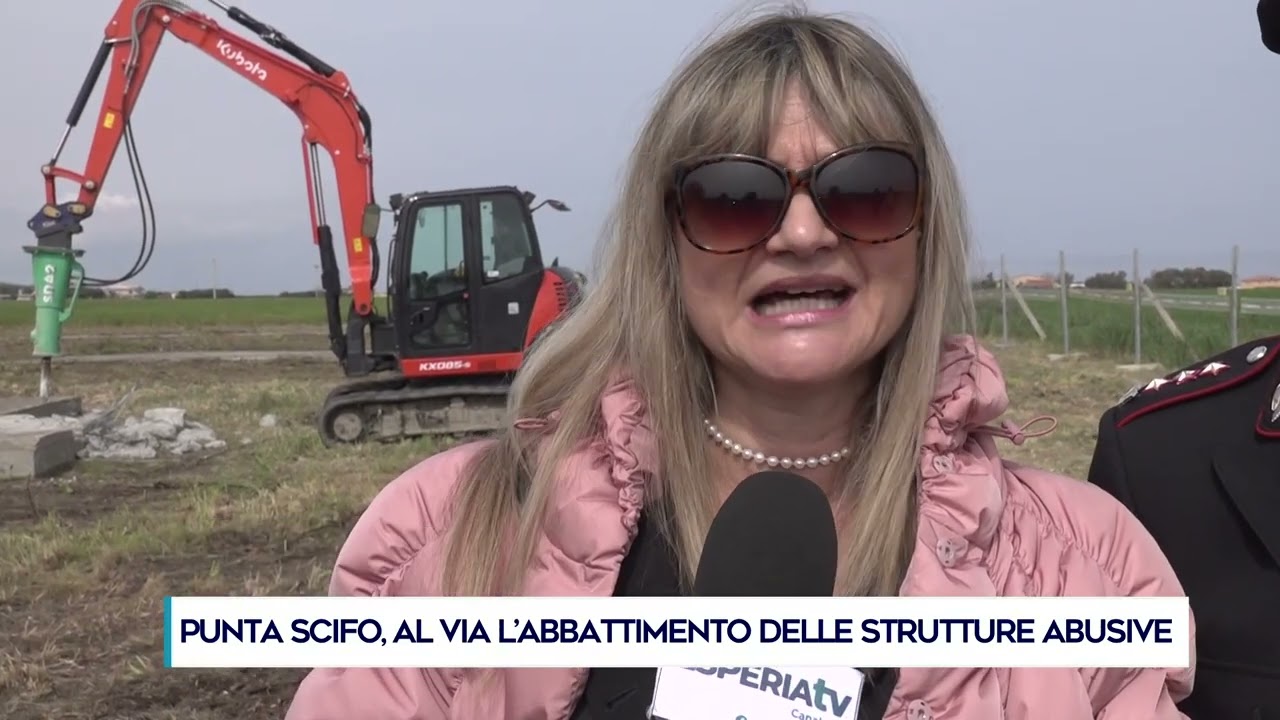 PUNTA SCIFO, AL VIA L’ABBATTIMENTO DELLE STRUTTURE ABUSIVE
