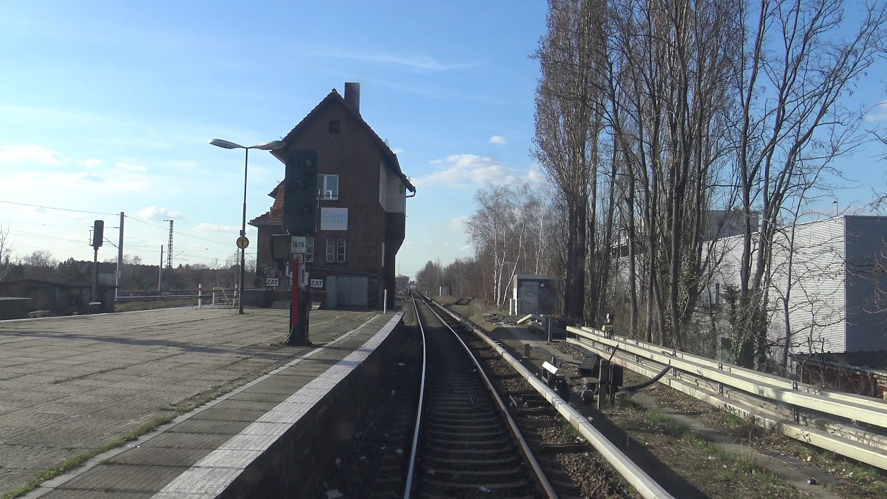 Führerstandsmitfahrt S-Bahn Berlin ( S8 ) Grünau - Birkenwerder
