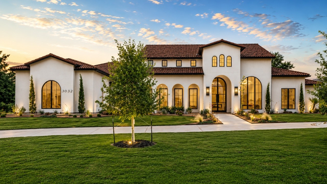 This Luxury Mediterranean Home is on 2 ACRES With A Surprise HIDDEN ROOM