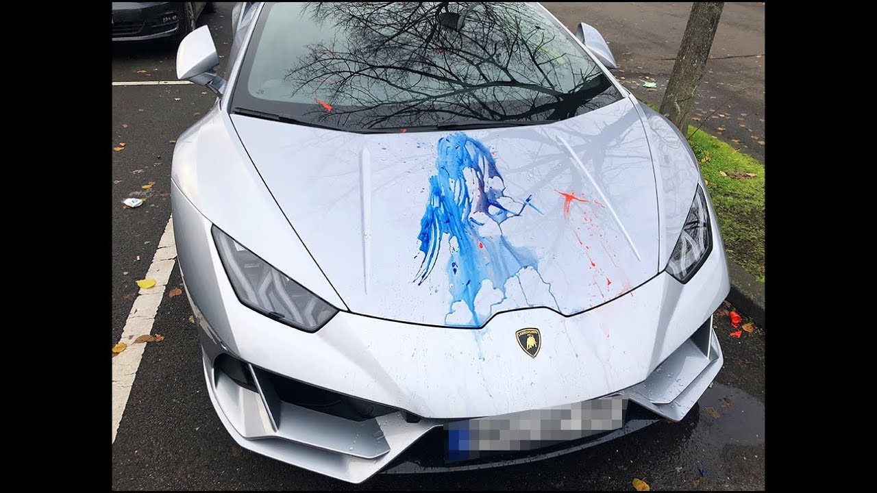 FARB-ANGRIFF auf meinen LAMBORGHINI...