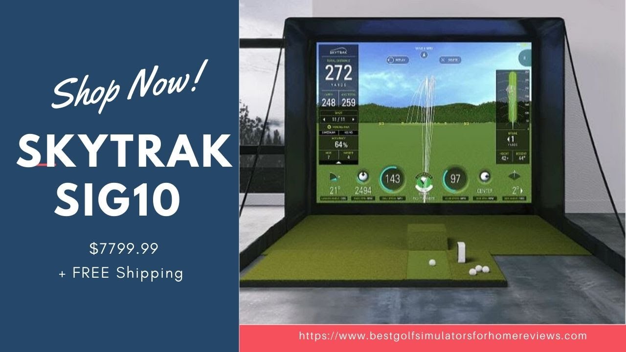 Premium Full Screen Experience with SkyTrak SIG10 Golf Simulator - Complete buying guide & Reviews
