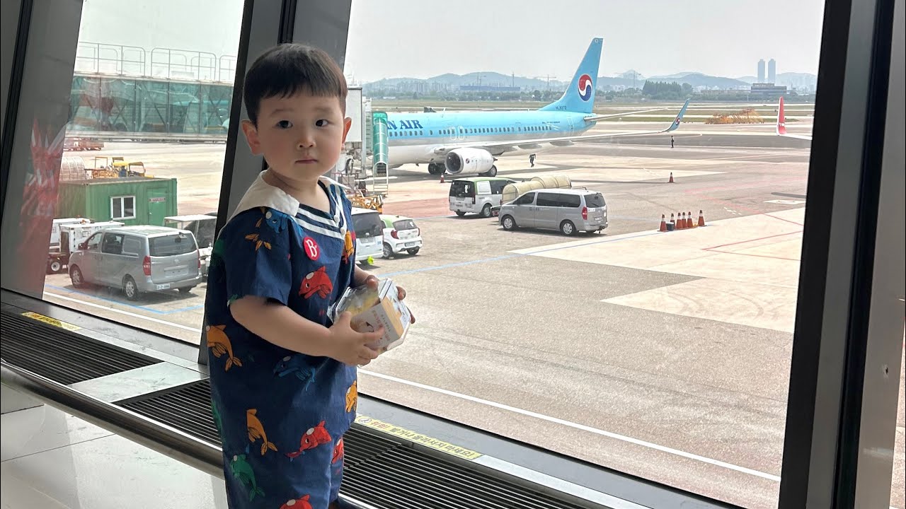 [vlog/브이로그] 22개월 아기랑 제주도 여행🤍 - 힐링편 (첫 비행, 제주 신화월드 서머셋, 아르떼뮤지엄 제주, 미영이네)
