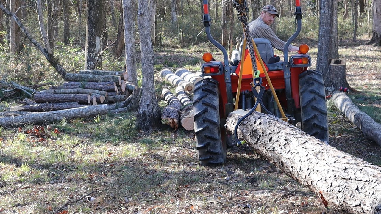 Skidding Logs with New Tongs