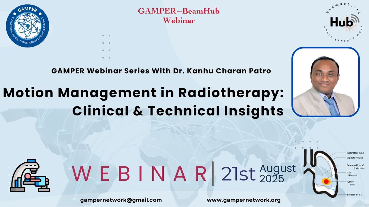 GAMPER–BeamHub Webinar | Motion Management in Radiotherapy: Clinical & Technical Insights