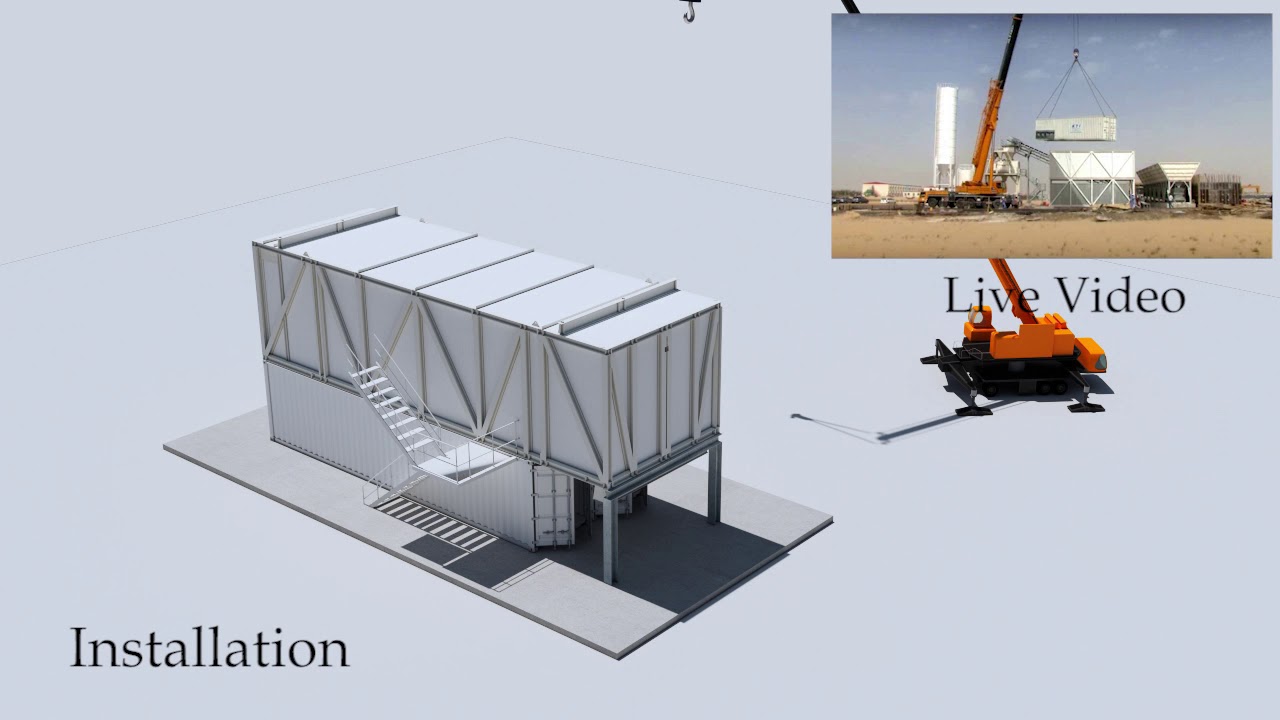 Plate Ice Plant for Concrete Application