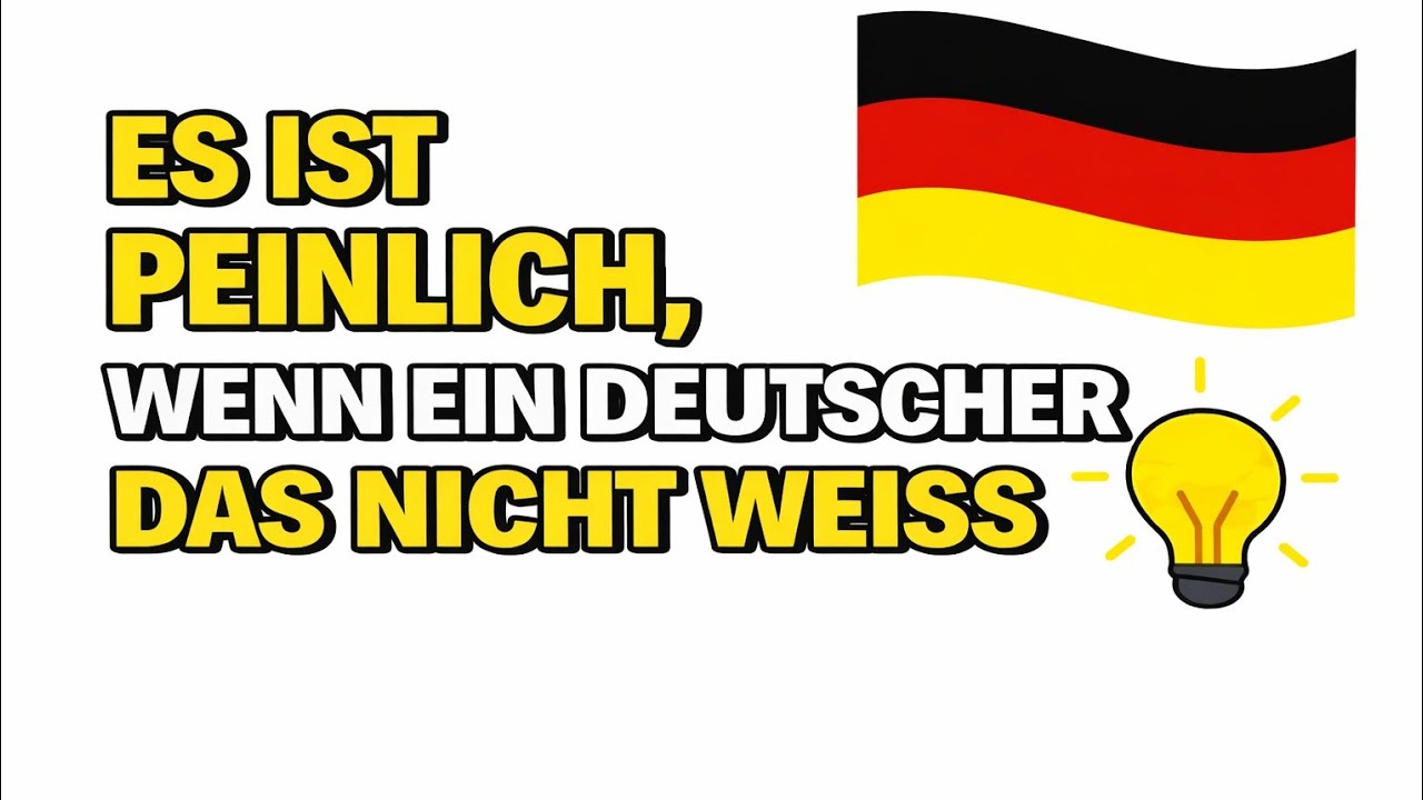 Unglaubliches Deutschland Quiz! 🇩🇪 10 Allgemeinwissen Fragen, die nur wenige richtig beantworten!📄 