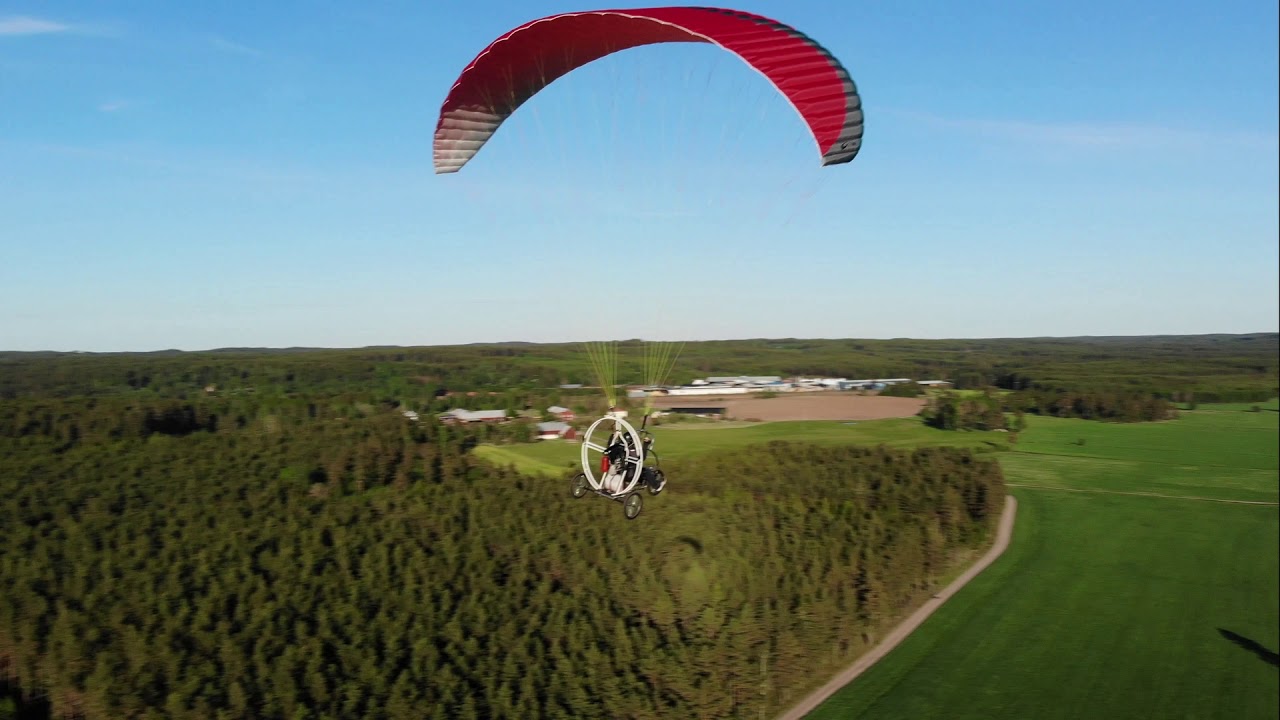 Sol Paragliders - Flexus paramotor wing.