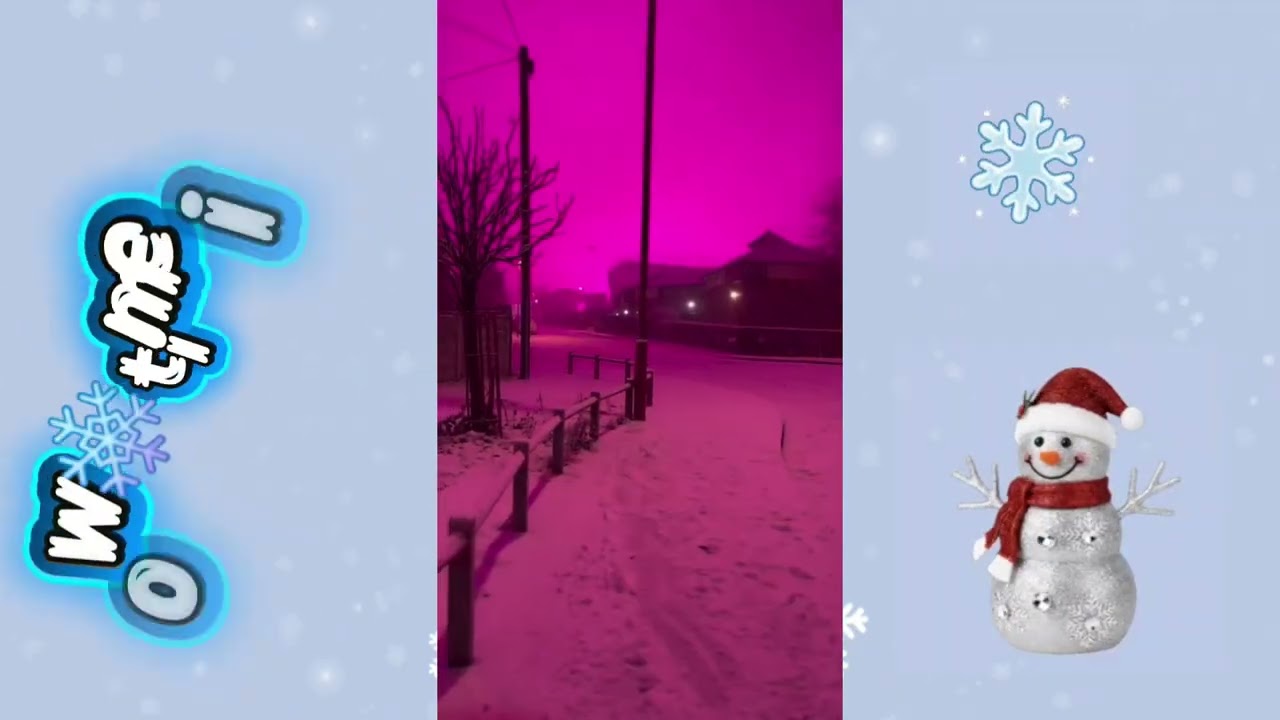 Snow ❄️ time in UK 
