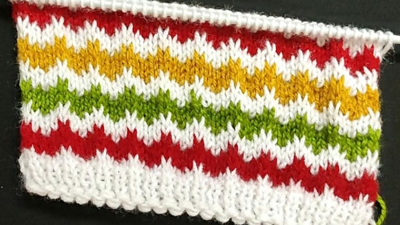 Beautifull Multi Coulor Knitting Design Pattern (Hindi) Jasbir Creations