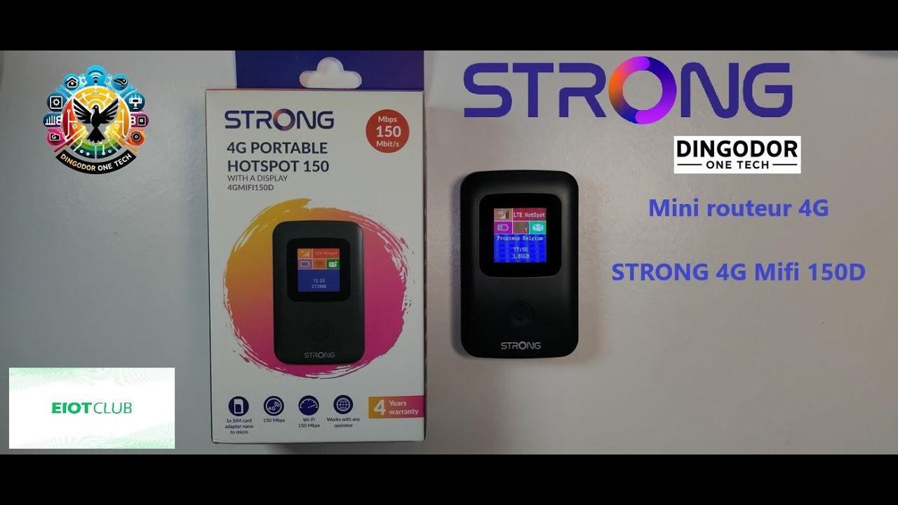Mini routeur 4G Strong Mifi 150D  Tuto