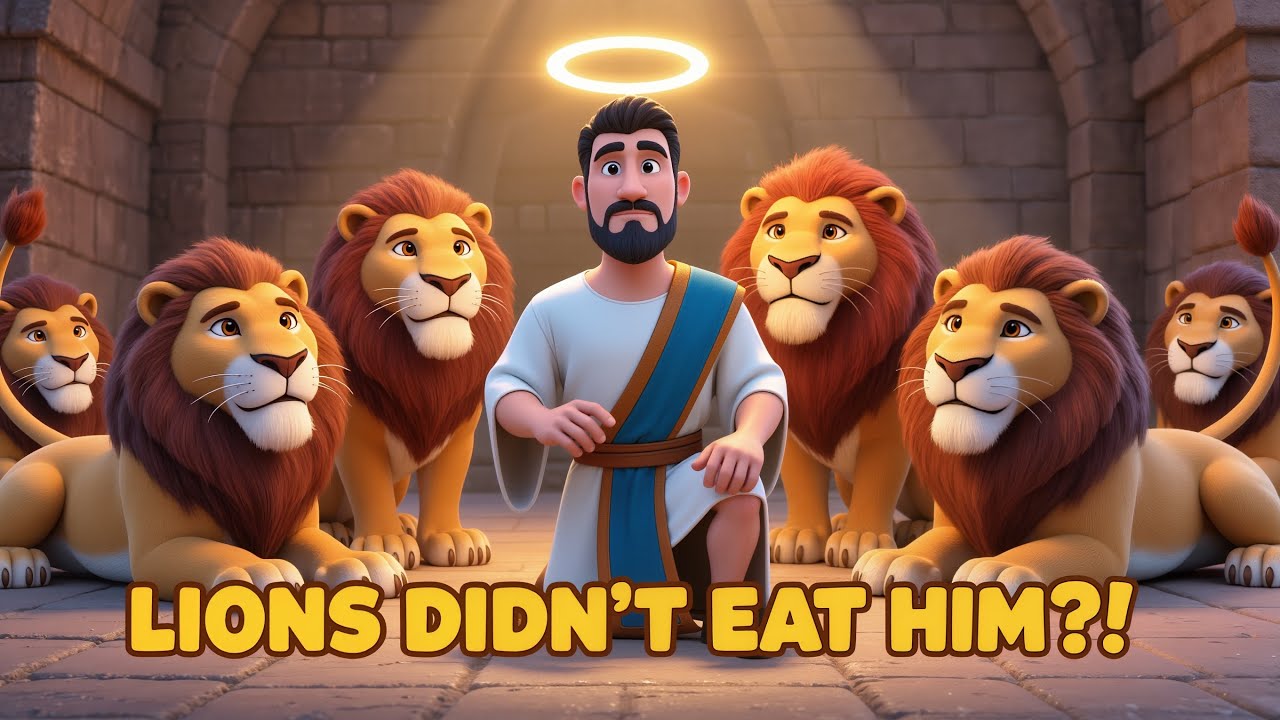 Daniel in the Lions’ Den 🦁 | Bible Story for Kids