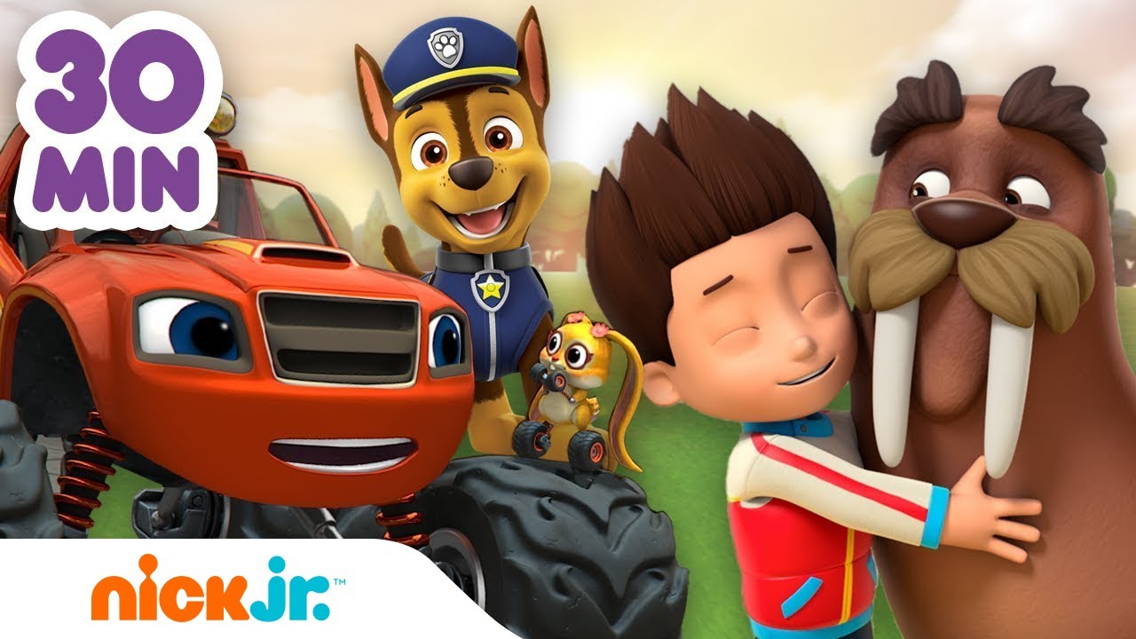 Akcje Ratunkowe Psiego Patrolu, Blaze&rsquo;a I Blue Przez 30 Minut! | Nick Jr.