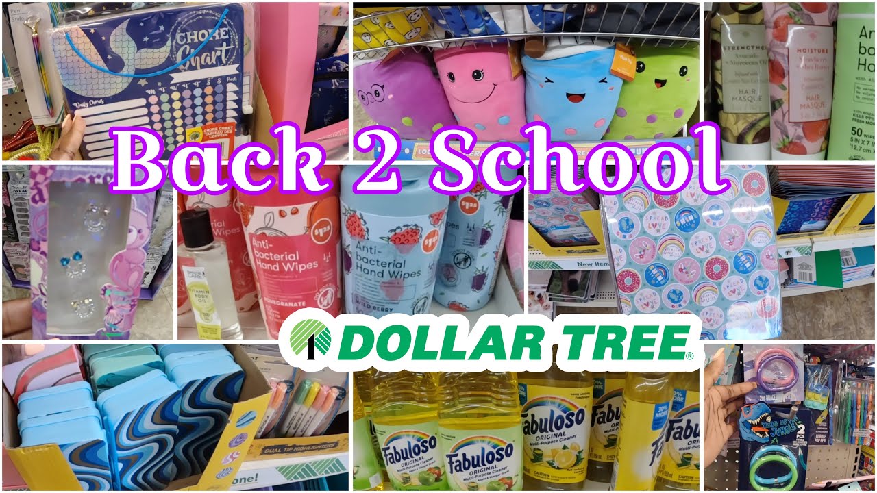Dollar Tree Back 2 School Supplies 2025 * New Cleaning Supplies Beauty Finds & More