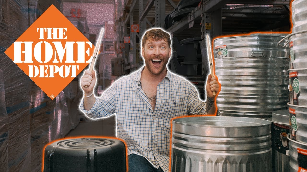 Music producer remakes Home Depot theme song (in the store)