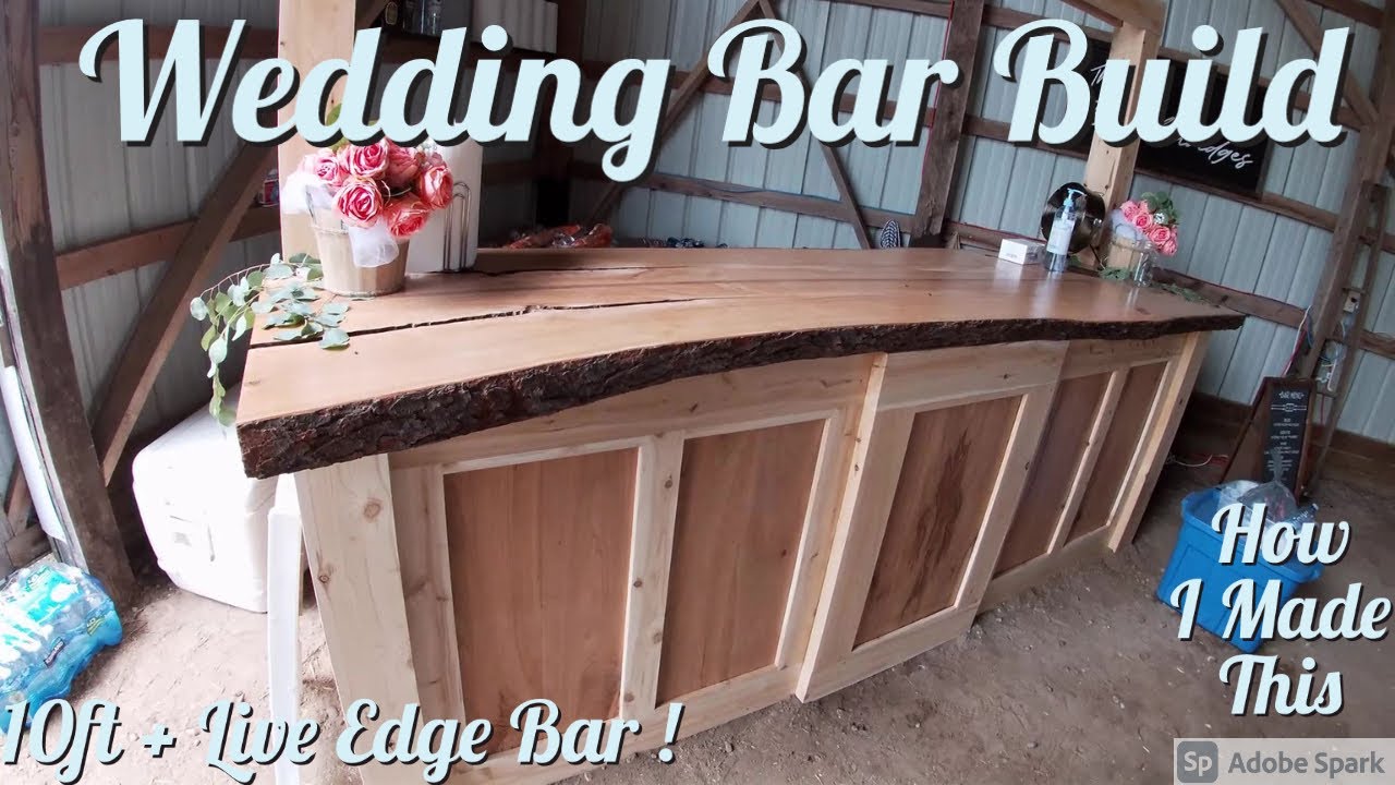 Wedding Bar Build - How I Built This Bar For A Wedding