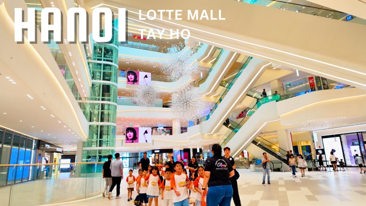 Hanoi&rsquo;s Most Modern Mall? 🛍️ | Exploring Lotte Mall Tay Ho [4K Walking Tour]