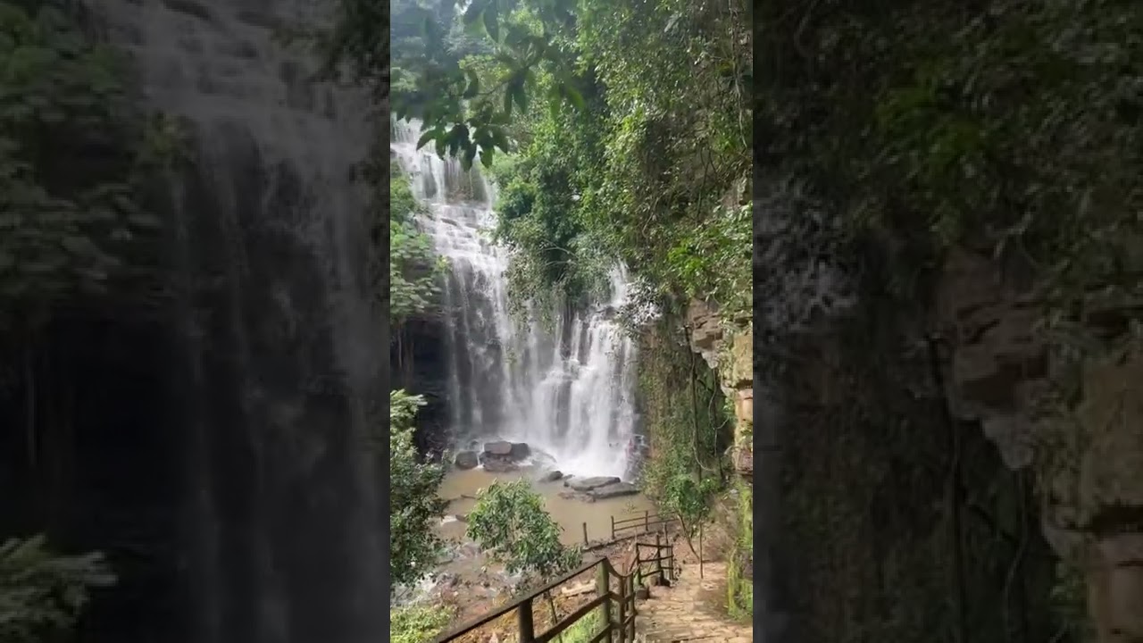 Oboadaka waterfall in the Akuapem South District of the Eastern Region.
