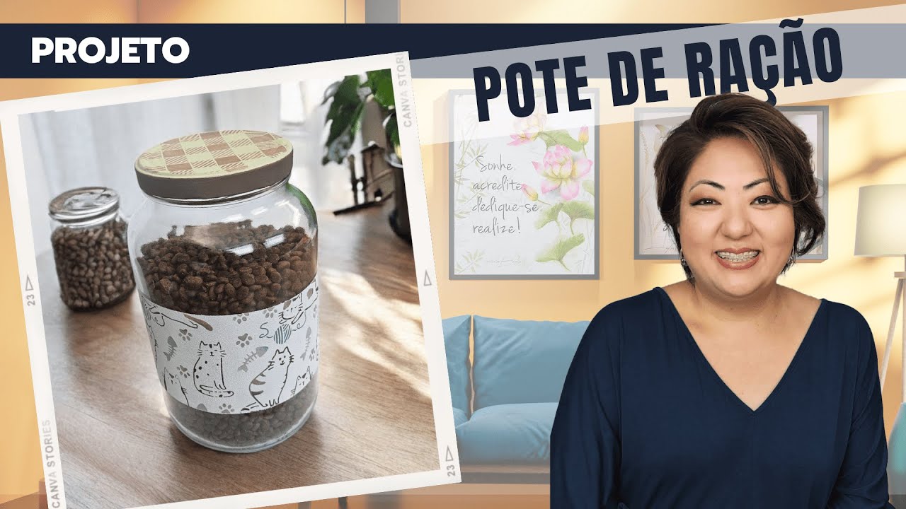 Transforme o Pote de Vidro com Stencil: Dica Criativa para Pets