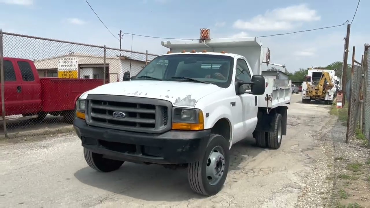 1999 FORD F450 DUMP TRUCK