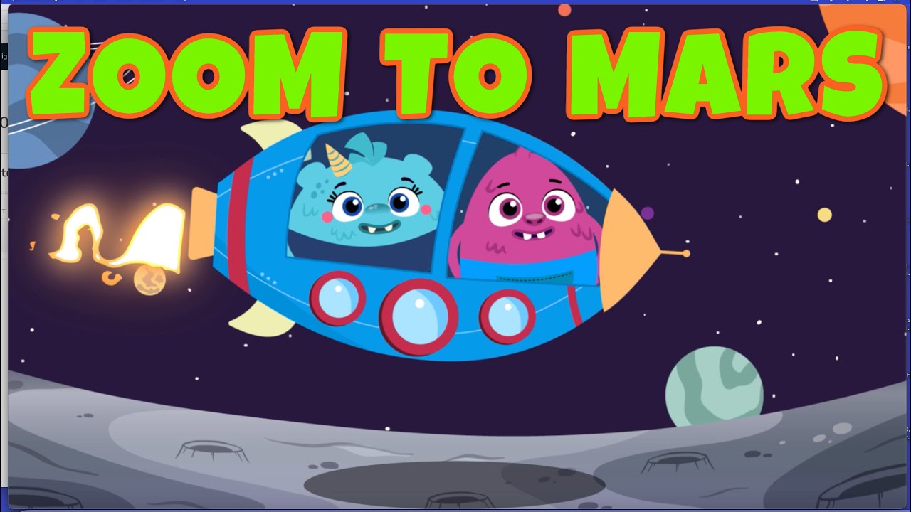 Zoom Zoom Zoom We're On Our Way to Mars - The Kiboomers Space Songs for Preschoolers