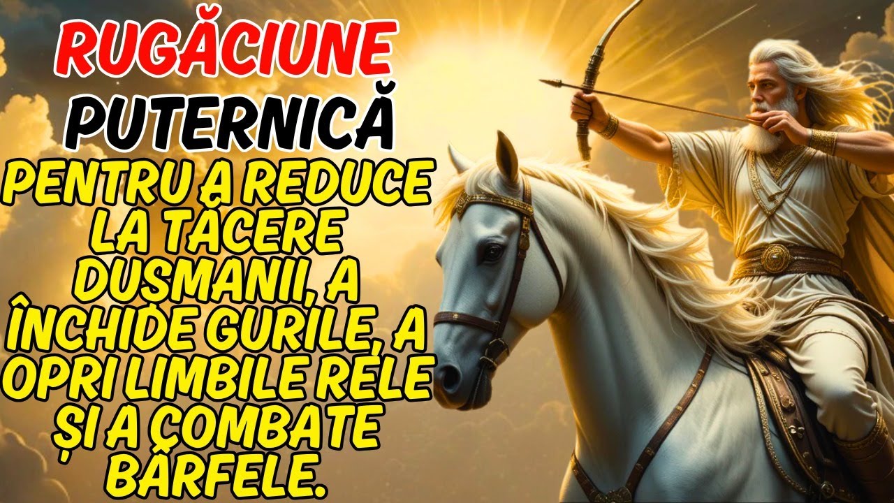 CEA MAI PUTERNICĂ RUGACIUNE PENTRU A TĂCI DUȘMANI, A ACCOPA GURILE ȘI A LUPTA BârFELE