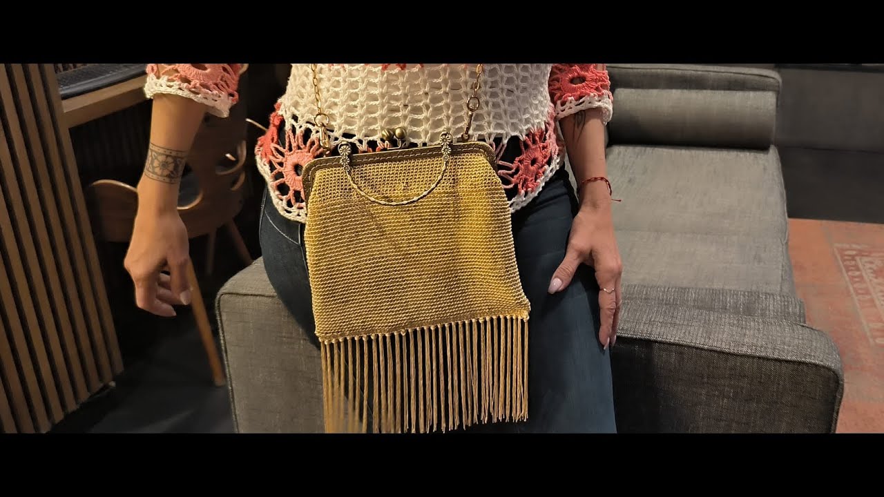 Bolso para Bodas a  crochet 🌺