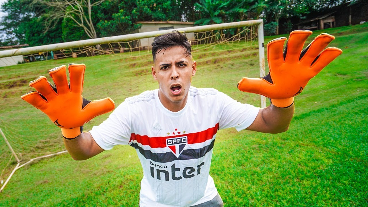 FIZ UM TESTE PARA VIRAR GOLEIRO DO MEU TIME