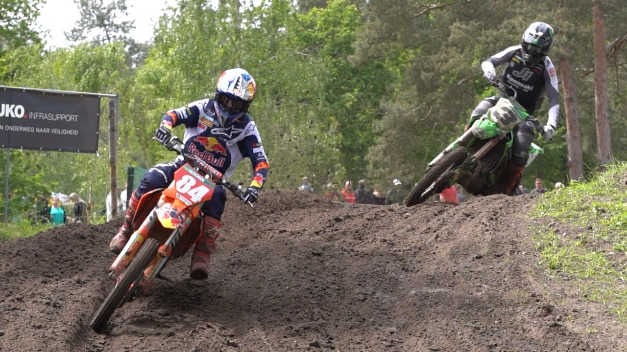 Jeffrey Herlings & Romain Febvre Fighting For the Win at the Dutch Masters of Motocross in Oldebroek
