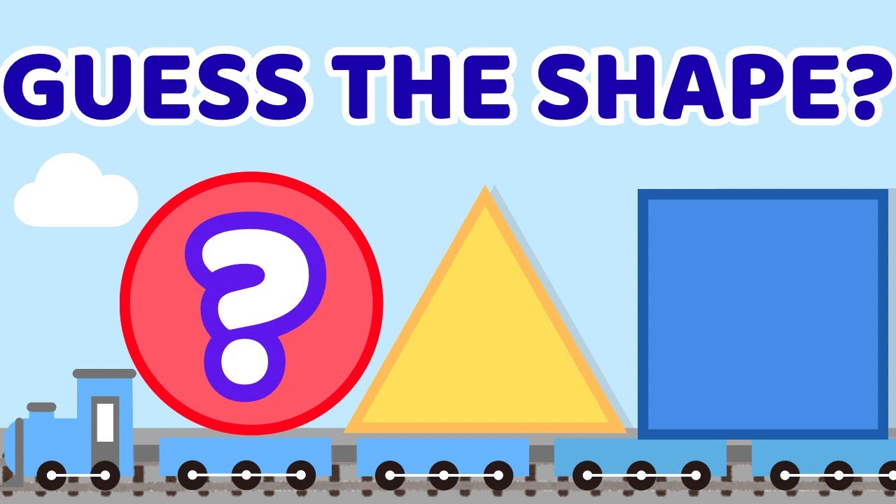のりものとかたちクイズ🚗 | Shape Quiz for Kids