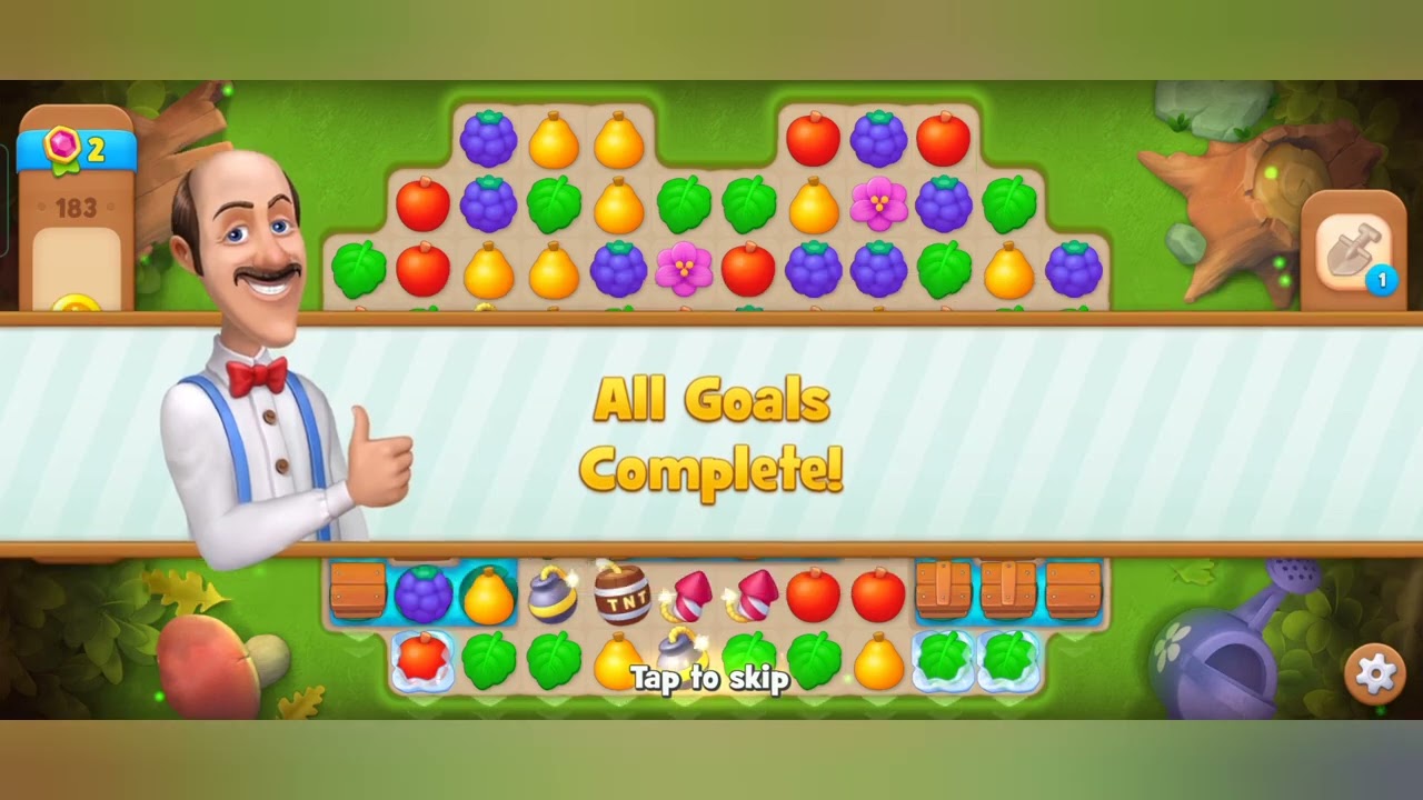 NO FAILED LEVELS..! GARDENSCAPES LEVEL 180-189||EBRAHIM GAMES