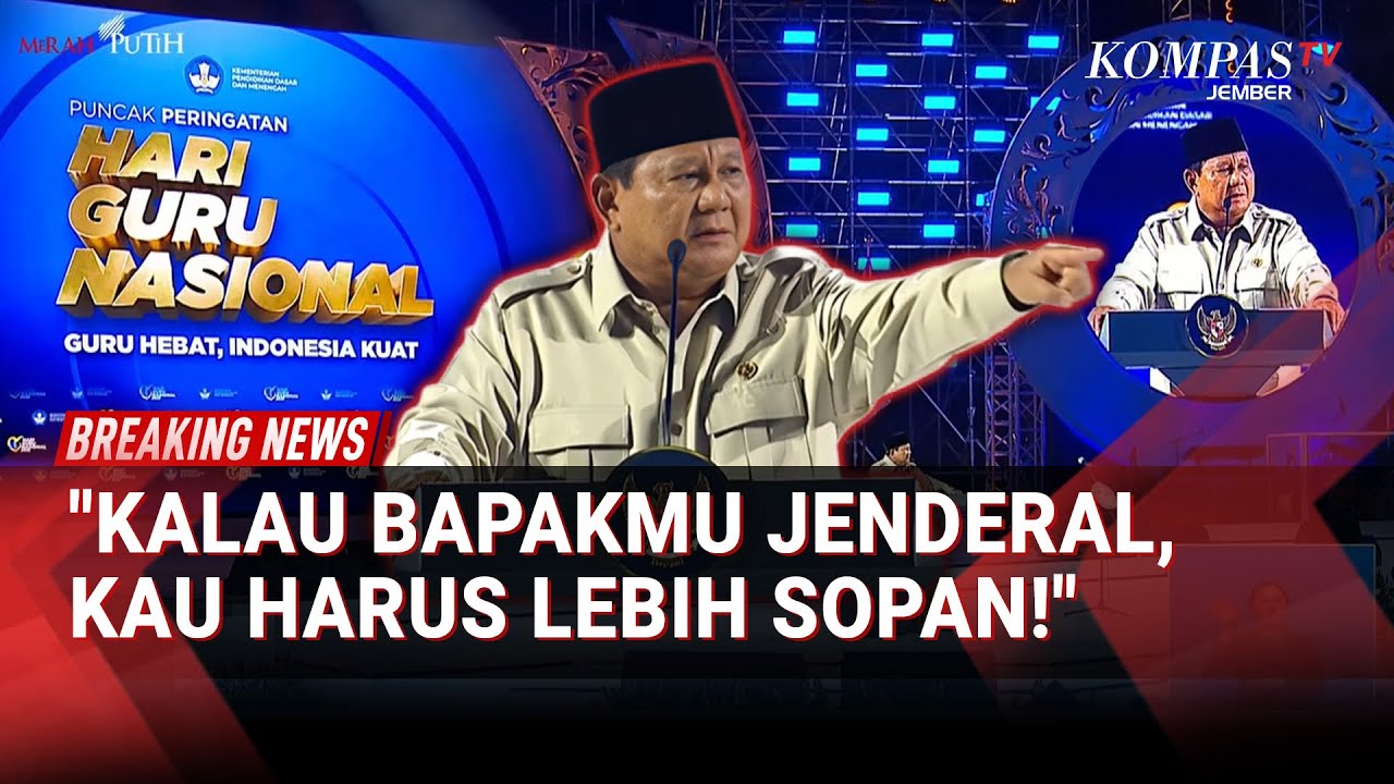 Cerita Prabowo Bela Guru vs Anak Jenderal: 