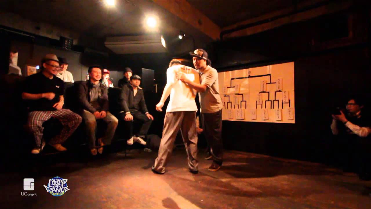 タクミ vs MADOKA(Former Action/ ultimate crew) Semi Final LOOP de DANCE 2013.01.19 |