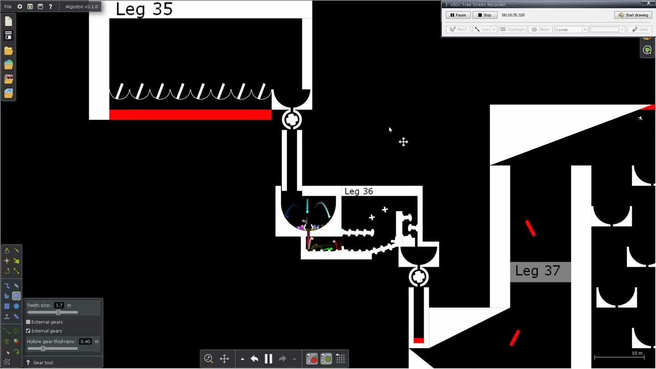 2025 3A First & Last Part Marble Race In Algodoo Part 3 Leg 29 - Leg 42