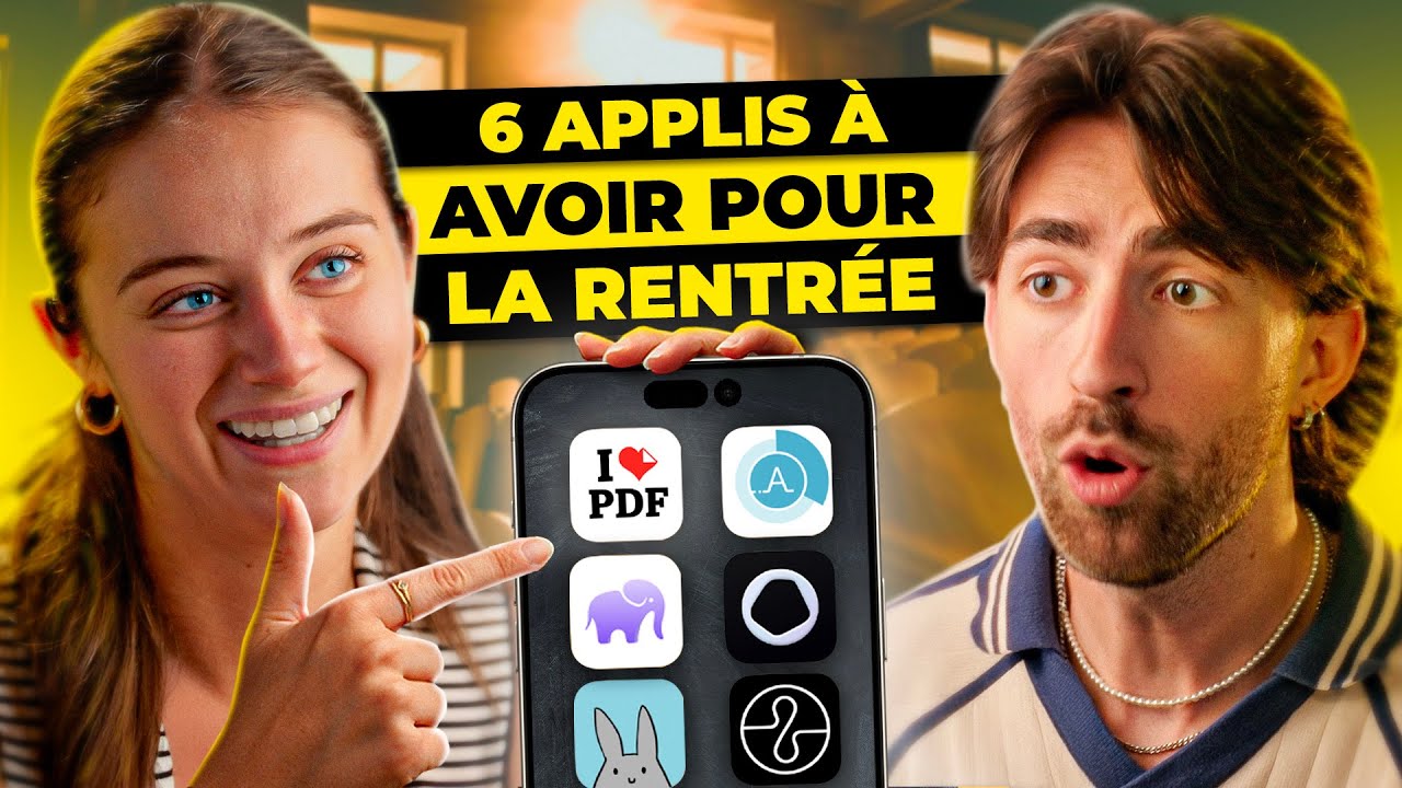 Si t'as pas ces applis pour la rentrée, ça sert à rien d'y aller.