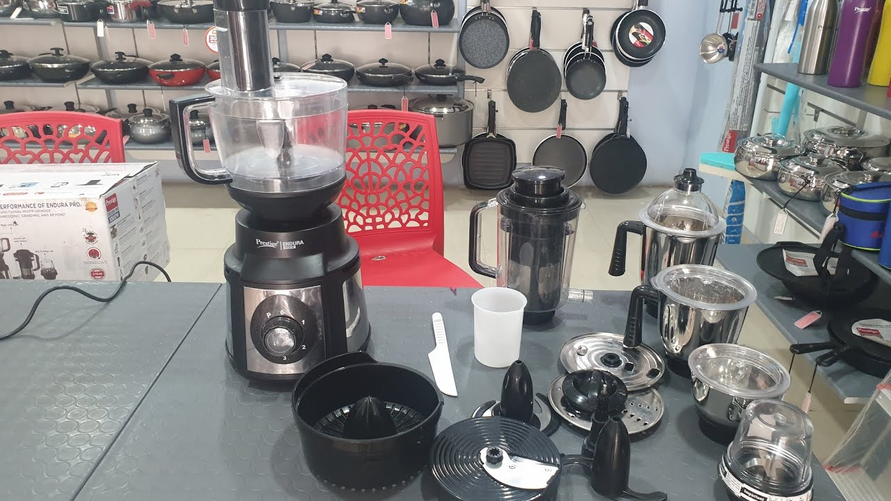 Endura Pro 1000W Demo video | How to Use Prestige mixer Grinders | how to use Endura mixer Grinder