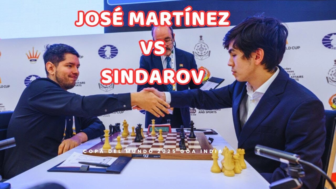 José Martínez vs Javokhir Sindarov Copa del Mundo 2025 India
