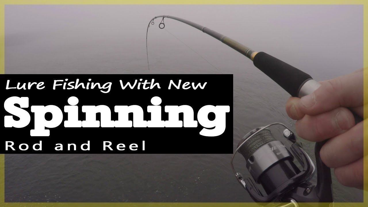 Lure fishing - New Diawa Spinning Rod and Shimano Reel set up