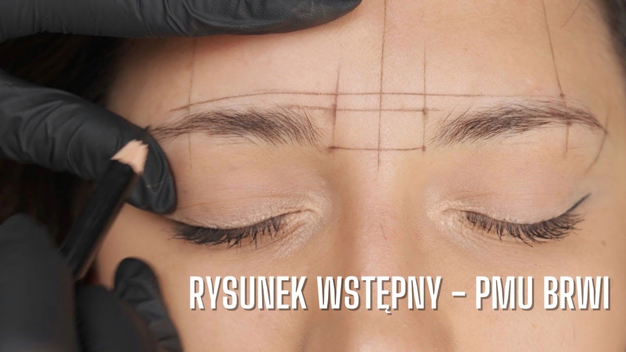 RYSUNEK WSTĘPNY - makijaż permanentny brwi