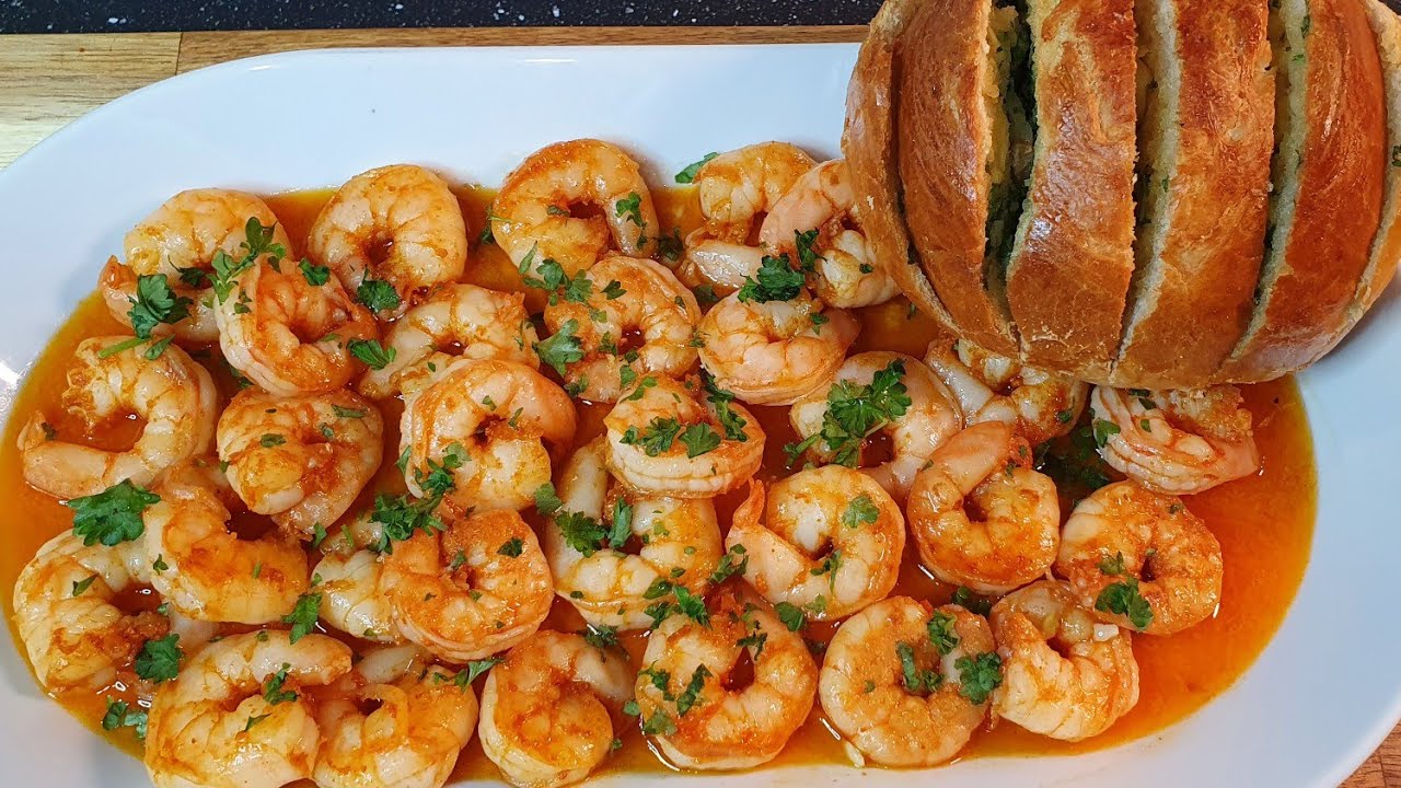 CAMARÃO COM MOLHO DE MANTEIGA E ALHO A MADA DA TIA GUCCI