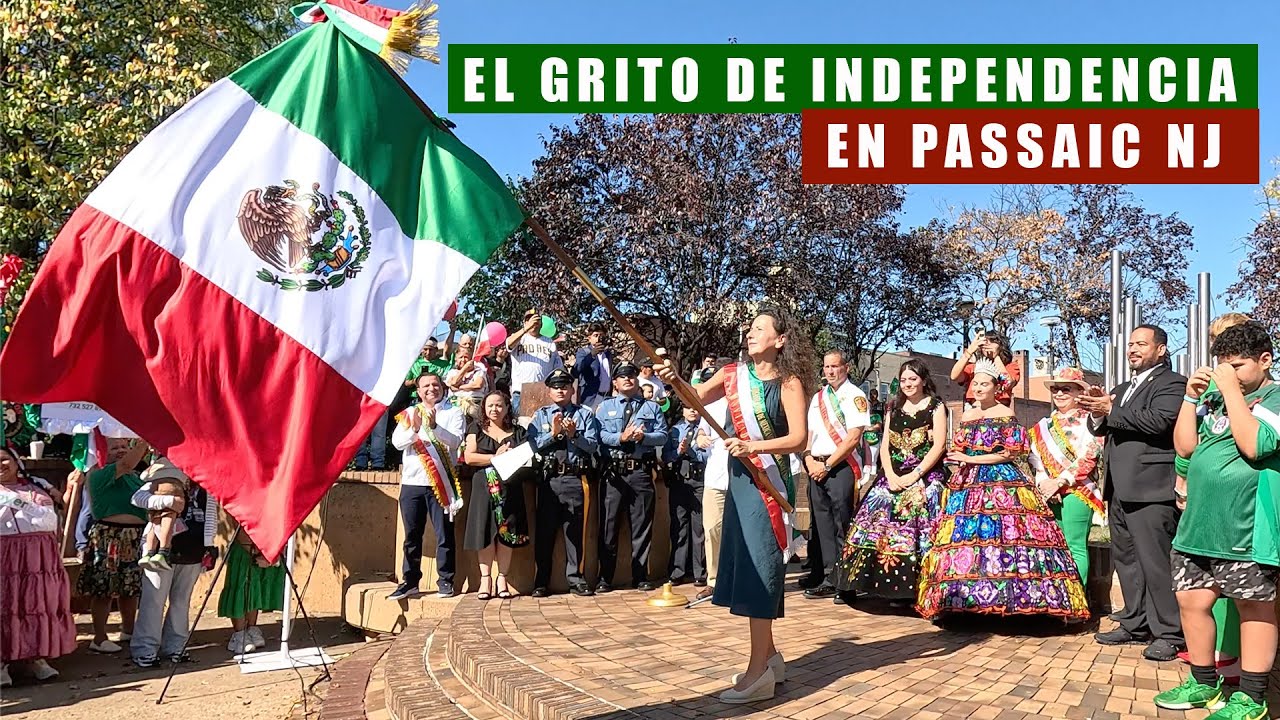El Grito en Desfile de Independencia de Mexico en Passaic Nueva Jersey! 2025,