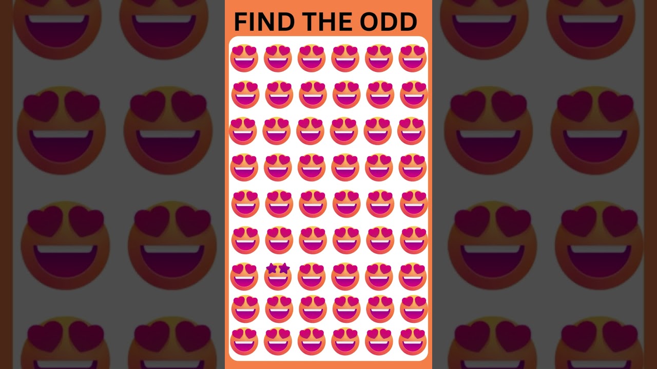 Find the odd emoji out in 5 seconds |  #quiz #oddoneout #quizworld