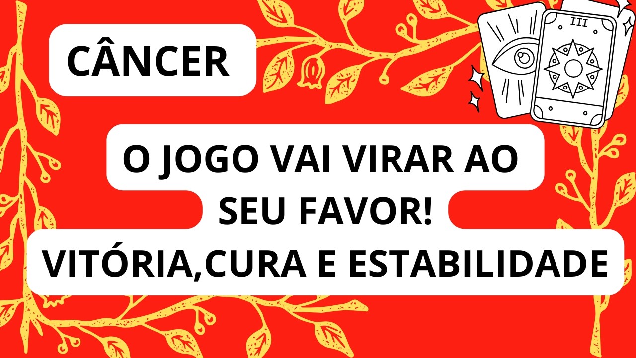CÂNCER* VC NÃO VAI ACREDITAR NA VITÓRIA
