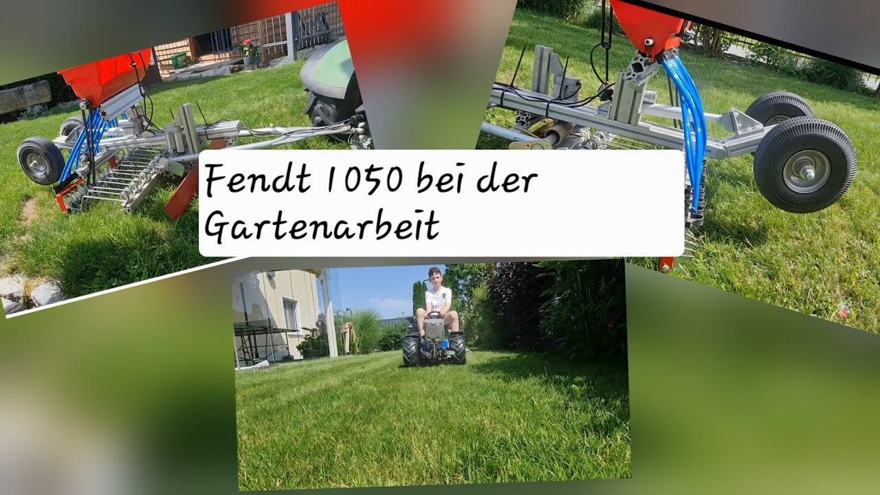Fendt 1050 Vario Gartenarbeit Sämaschine DIY Kindertraktor #fendt #farming #landwirtschaft 