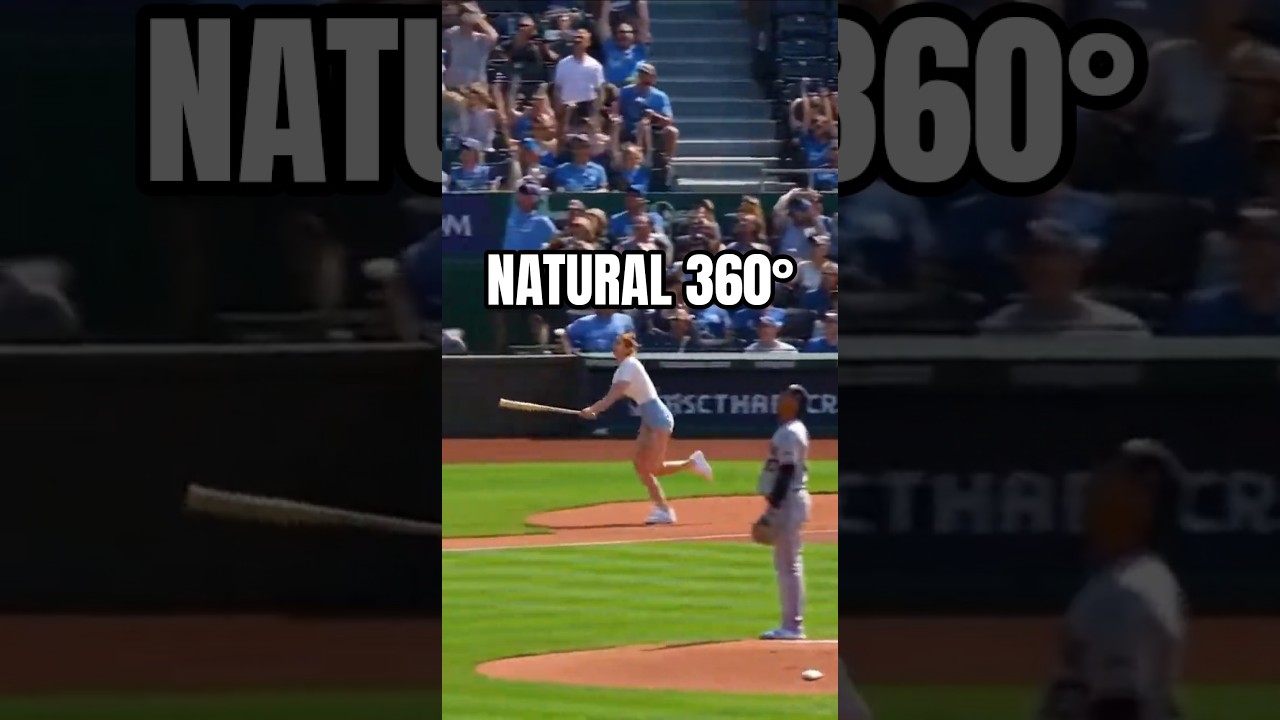 ​The Coldest Bat Flip #3: Effortless 360° Spin 🔄⚾️ 